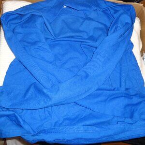 FRUIT OF THE LOOM LOFTEEZ BLUE LONG SLEEVE T-SHIRT SIZE XL NWT